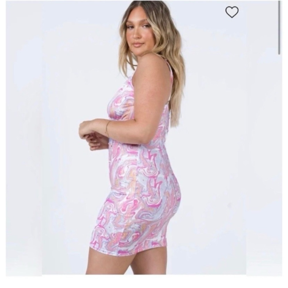 PRINCESS POLLY Pink Retro Dress - Picture 3 of 8